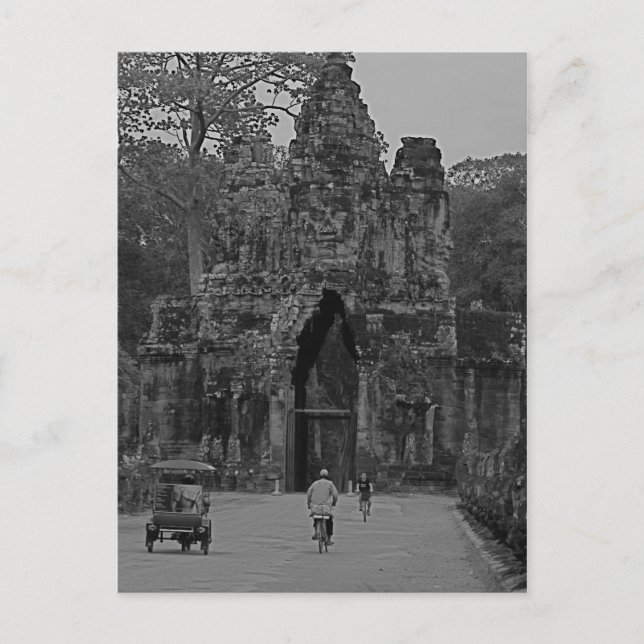 Postal Entrada a Angkor Wat (Anverso)
