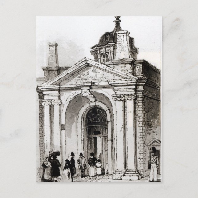 Postal Entrada a la Casa de Montague (Anverso)