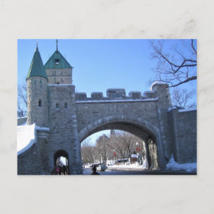 Postal Entrada a la Ciudad Vieja de Quebec, Quebec, Canad