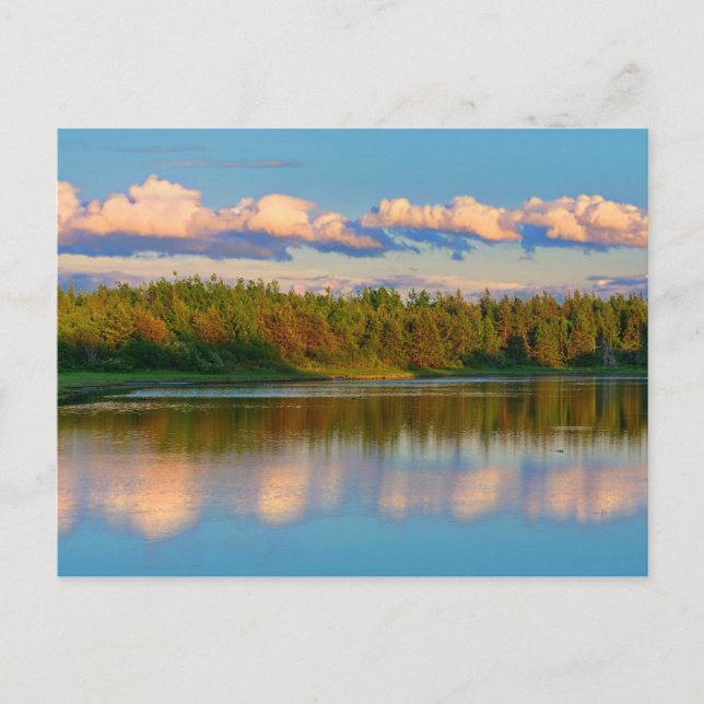 Postal Entrada al atardecer | Nueva Brunswick (Canadá) (Anverso)