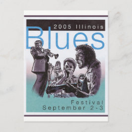 Postal Entrada al concurso Poster Blues 2005