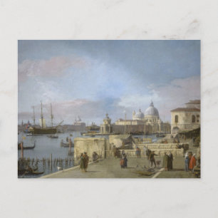 Postal Entrada al Gran Canal de Canaletto