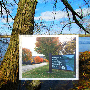 Postal Entrada al Parque Histórico Nacional Harpers Ferry