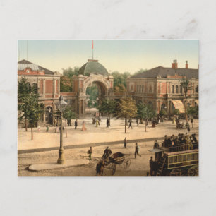 Postal Entrada al Parque Tivoli Postcard de Copenhague