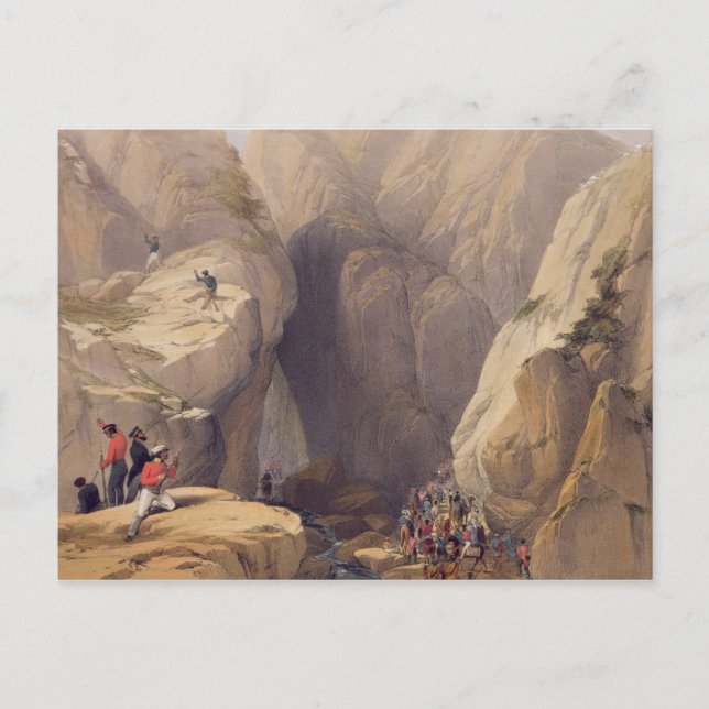 Postal Entrada al paso de Kojak desde Parush, desde 'Sket (Anverso)