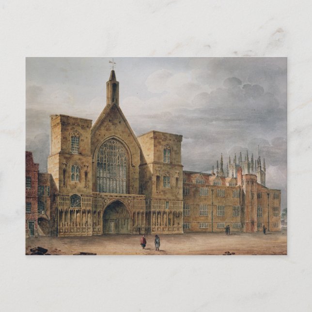 Postal Entrada al Salón Westminster, 1807 (Anverso)