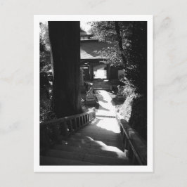 Postal Entrada al templo Yakuo-in, Monte Takao: Japón Po