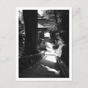 Postal Entrada al templo Yakuo-in, Monte Takao: Japón Po