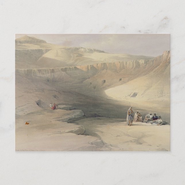 Postal Entrada al Valle de los Reyes (Anverso)