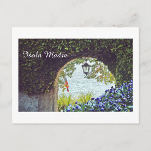 POSTAL ENTRADA ARQUEADA CON TERRENO Y FLORES DE CAMBIO