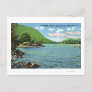 Postal Entrada de Huletts a las estrechas, isla de Cook