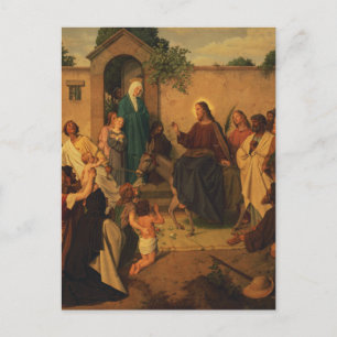 Postal Entrada de Jesucristo en Jerusalén