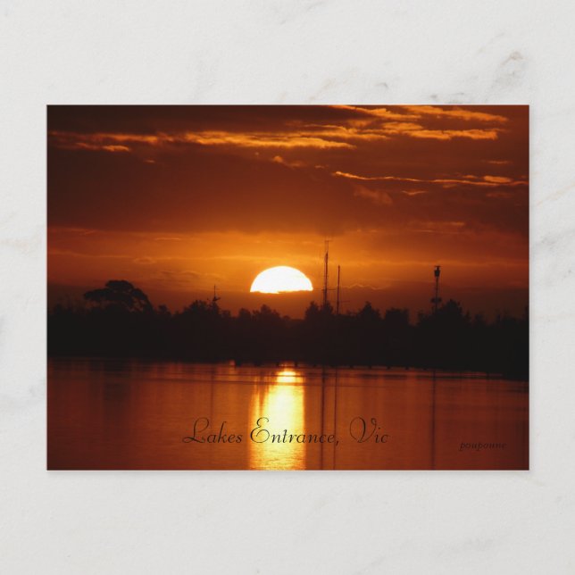 Postal Entrada de lagos, Vic (Anverso)