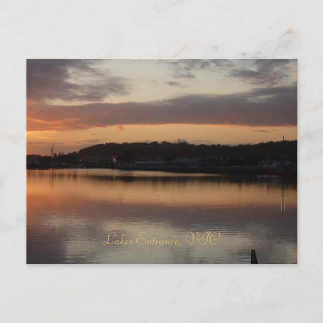 Postal Entrada de los lagos (Anverso)