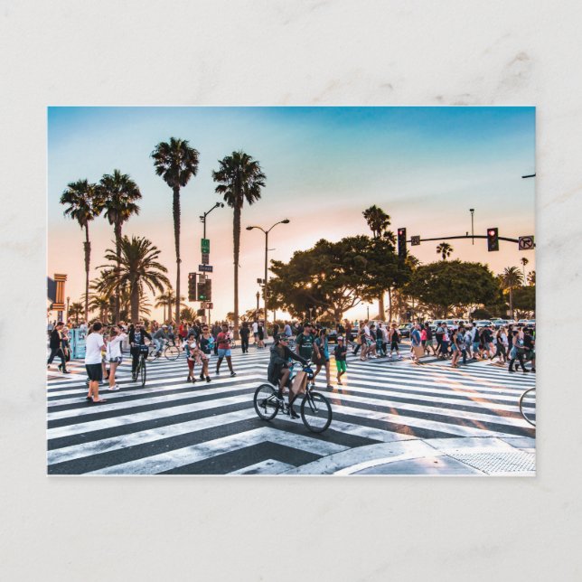 Postal Entrada de muelle (Santa Mónica, CA) (Anverso)