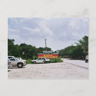 Postal entrada de tulum (rivera maya)