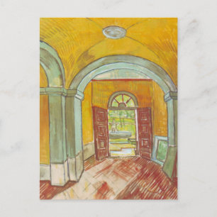 Postal Entrada de Van Gogh al Hospital de Saint Paul