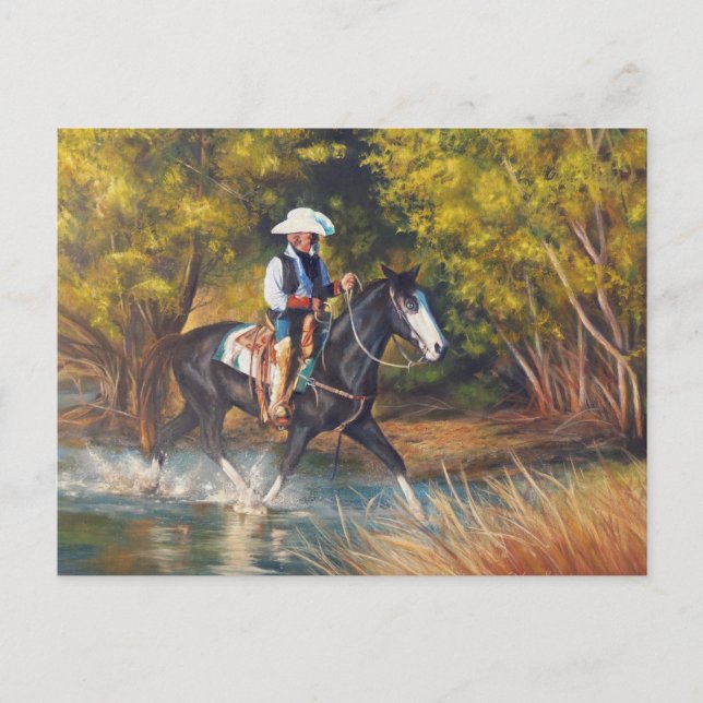 Postal Entrada en segundo plano (Anverso)