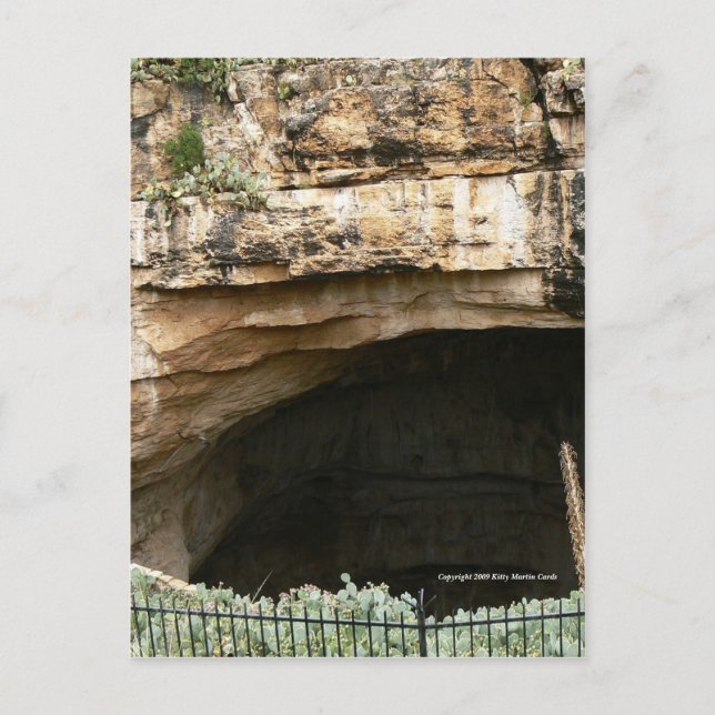 Postal Entrada natural de Carlsbad (Anverso)