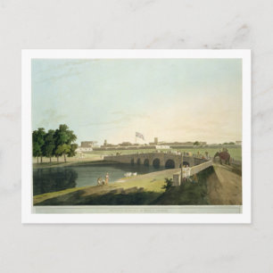 Postal Entrada occidental de Fort St. George, Madras, pla