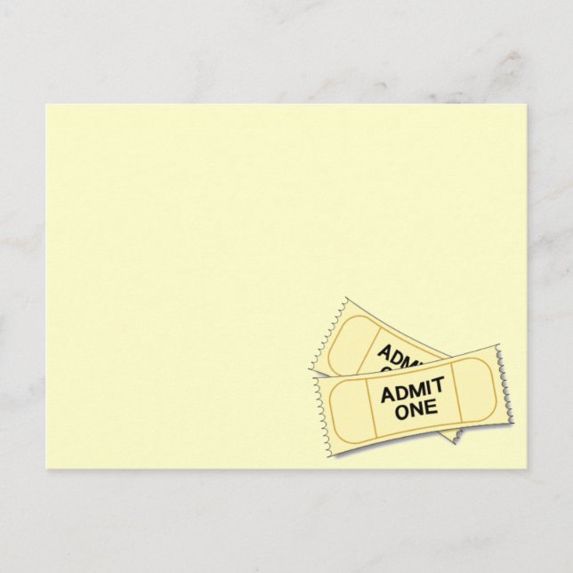 Postal Entradas (Anverso)