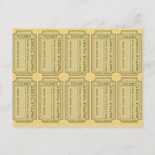 Postal Entradas de gota de oro