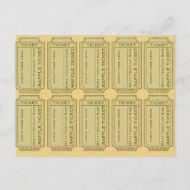 Postal Entradas de gota de oro
