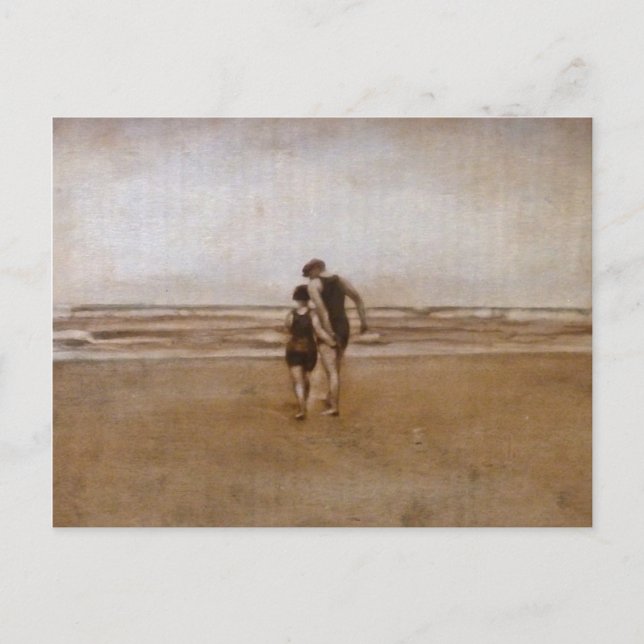 Postal Entrando en el camino (Anverso)