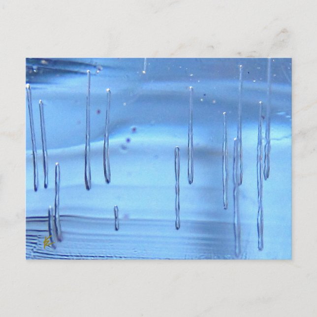 Postal Entrando en el cielo, etsotérico, poesía de la nat (Anverso)