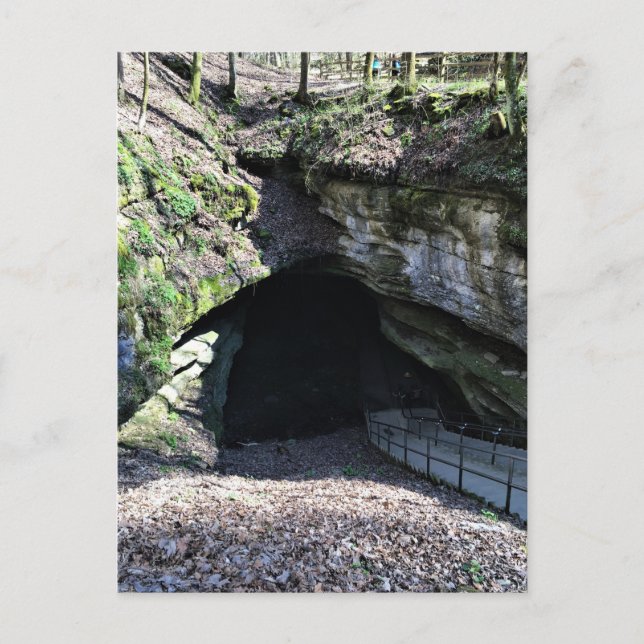 Postal Entrando En La Cueva - Postcard (Anverso)