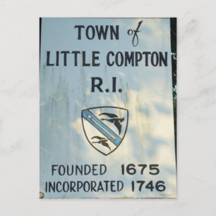 Postal Entrando en Little Compton, RI