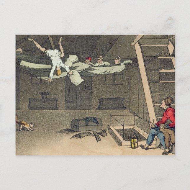 Postal Entrando - y saliendo de nuevo, el plato de 'The A (Anverso)