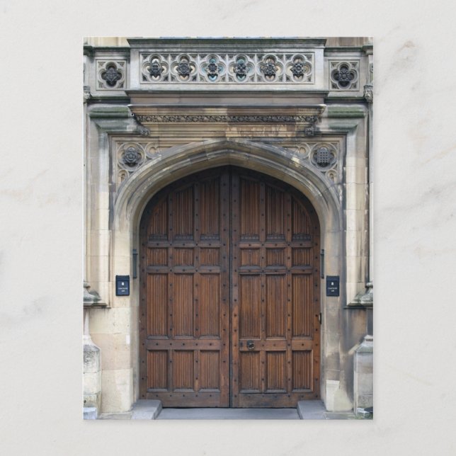 Postal Entrar en las puertas del Parlamento - Westminster (Anverso)