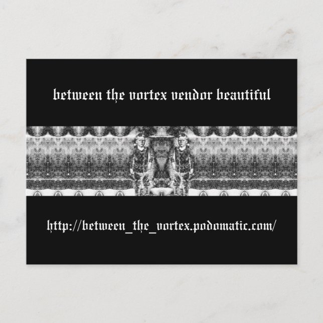 Postal entre el proveedor de vorágine hermoso (Anverso)