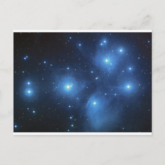 POSTAL ENTRE LAS ESTRELLAS (Anverso)