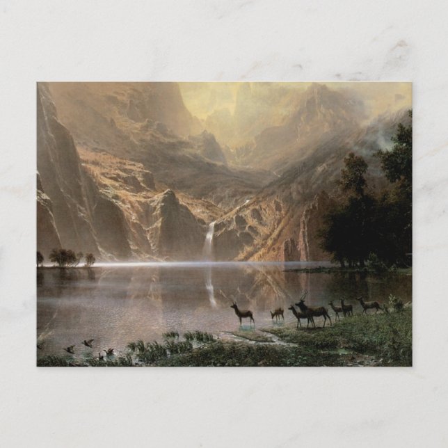 Postal Entre las montañas de Sierra Nevada (Anverso)