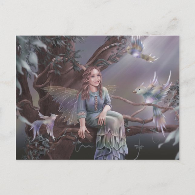 Postal Entre las vides (Anverso)