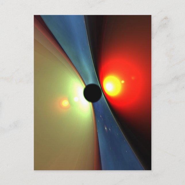 Postal Entre mundos (Anverso)