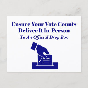 Postal Entrega tu voto a tiempo