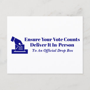 Postal Entrega tu voto a tiempo