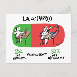 Postal Entrenador de autocares "Loi de Pareto"