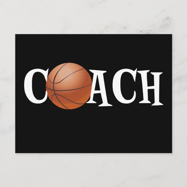 Postal Entrenador de baloncesto (Anverso)