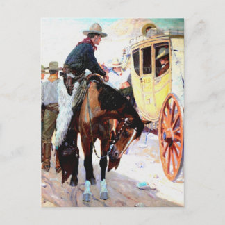 Postal Entrenador de escenario