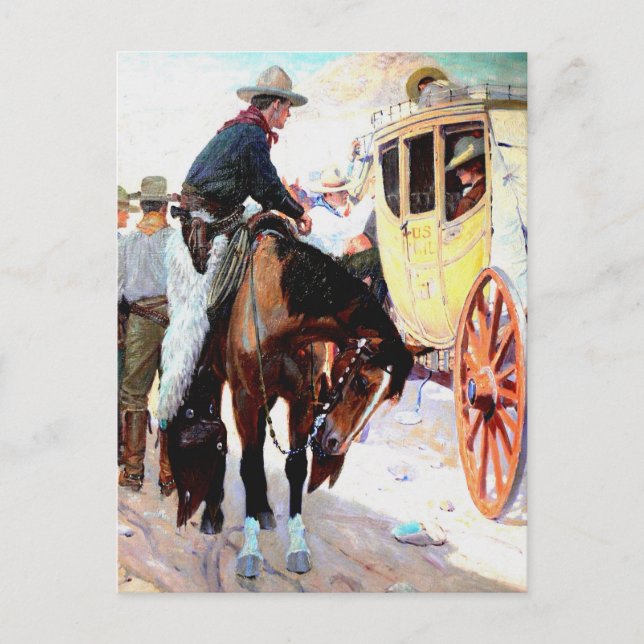 Postal Entrenador de escenario (Anverso)