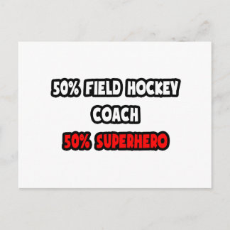 Postal Entrenador de hockey de medio campo... Medio super