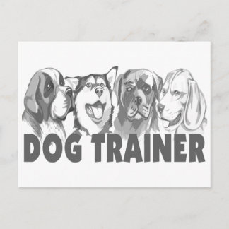 Postal Entrenador de perros