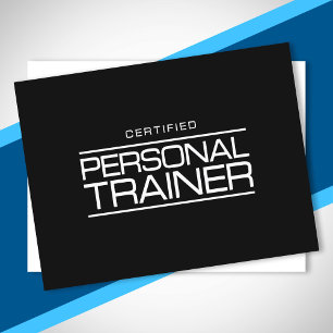 Postal Entrenador personal certificado de entrenador de s