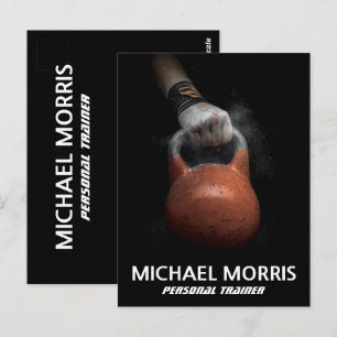 Postal Entrenador Personal de Gimnasio de Fitness Coach M