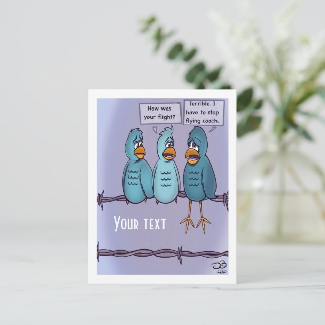 Postal Entrenador Volador (Anverso de pie)