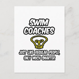 Postal Entrenadores de natación... Gente común y corrient